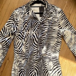 Lioness zebra print dress